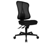 Bürostuhl Point mit Netz Rückenlehne ohne Armlehnen 4