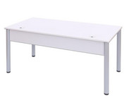 EDV Tisch mit Kabelkanal Rundrohr Tischbeine BxT: 120x80 cm 3