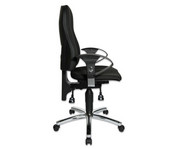 Bürostuhl comfort mit Teppichbodenrollen 2