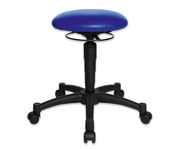 Hocker balance mit Teppichbodenrollen 7