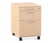 Flexeo® Schreibtisch Container mit 3 Schubladen 1