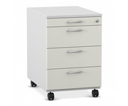 Flexeo® Schreibtisch Container mit 4 Schubladen 1