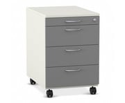 Flexeo® Schreibtisch Container mit 4 Schubladen 1