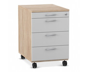 Flexeo® Schreibtisch Container mit 4 Schubladen 1