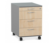 Flexeo® Schreibtisch Container mit 4 Schubladen 1
