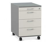 Flexeo® Schreibtisch Container mit 4 Schubladen 1