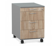 Flexeo® Schreibtisch Container mit 4 Schubladen 1