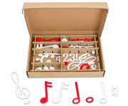 Betzold Musik Magnetischer Notensatz weiss/rot 1