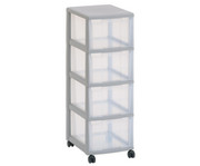 Flexeo® Rollcontainer 4 grosse Boxen 1