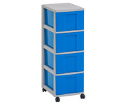 Flexeo® Rollcontainer 4 grosse Boxen 2