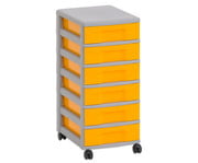 Flexeo® Rollcontainer 6 kleine Boxen 3