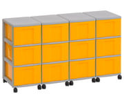 Flexeo® Container System 4 Reihen 12 grosse Boxen 2