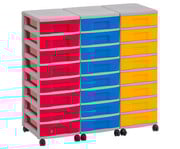 Flexeo® Container System 3 Reihen 24 kleine Boxen 6