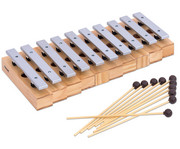 Betzold Musik 10 Sopran Klangbausteine und 10 Schlägel Leichtmetall 2