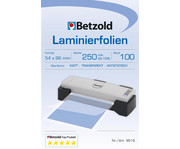 Betzold Laminierfolien Kreditkarten Format 100 Stück 1