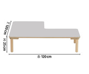 Betzold Bodentisch Winkel Höhe 25 cm 4