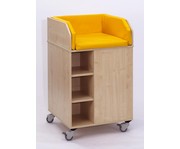 Fahrbare Wickelkommode mit 10 Boxen 3