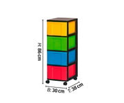 Betzold Rollcontainer 4 grosse Boxen 3
