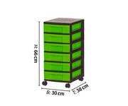 Betzold Rollcontainer 6 kleine Boxen 2