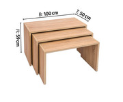 EduCasa Stapeltische Set 6