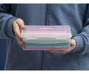 Betzold Aufbewahrungsbox 7 x 19 x 15 cm transparent weiss 4
