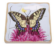 beleduc Lagenpuzzle Schmetterling 1