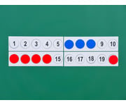 Betzold Zahlenraum bis 100 magnetisches Tafelmaterial 5