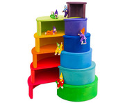 GRIMMS Grosses Regenbogen Halbkreise Bauset 4