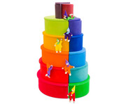 GRIMMS Grosses Regenbogen Halbkreise Bauset 5