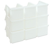 Stapelbox Set mit 9 Stück transparent klein 2