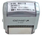 GENIE Textstempel zum Selbersetzen 4