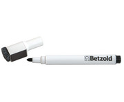 Betzold Folienstift schwarz mit Löschfilz und Magnet 6