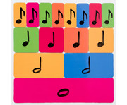 Betzold Musik bunte Rhythmus Bausteine magnetisch 2