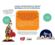 Emma und Paul feiern St Martin Spielfiguren für die Erzählschiene 3
