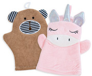 Betzold Waschhandschuh Set (Teddy und Einhorn) 1