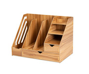 Betzold Schreibtisch Organizer gross aus MDF dunkelbraun 1