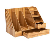 Betzold Schreibtisch Organizer gross aus MDF dunkelbraun 3