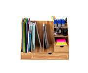 Betzold Schreibtisch Organizer gross aus MDF dunkelbraun 5