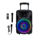 Bluetooth Partybox inkl Fernbedienung und Mikrofon 3