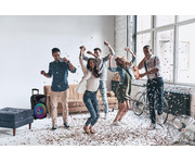 Bluetooth Partybox inkl Fernbedienung und Mikrofon 6