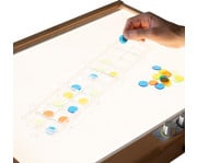 Zehner Sortierrahmen transparent mit bunten Chips 5