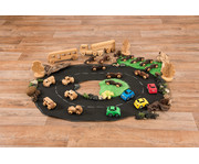 Spiel Rennwagen aus Holz 10 Stück 3