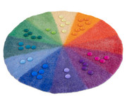 Betzold Regenbogen Filzmatte mit Funkelsteinen 241 tlg 4