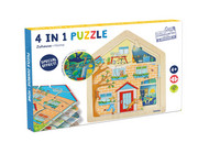 beleduc Lagenpuzzle Zuhause 4