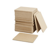 MDF Platten für Mosaikuntersetzer 50 Stück 1