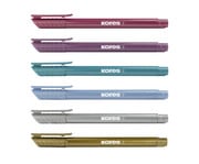 Kores® Fasermaler Style Brush Marker Metallic 6 Stück 5