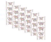 Glitzersticker Schmetterling 6 Stück 1