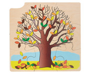 Jahreszeiten Puzzle Baum 5