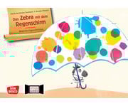 Das Zebra mit dem Schirm Kamishibai Bildkartenset 1