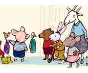 Viel Spass in der Kita Ferkel! Kamishibai Bildkartenset 3